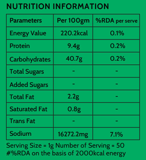 Snapin Oregano Pizza Seasoning Sachet Pouch